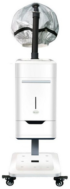 헤어 스팀기 모발 케어 미용실 머리 관리기 미스트기, 폴라화이트 모자2개포함, 기본 모델명/품번