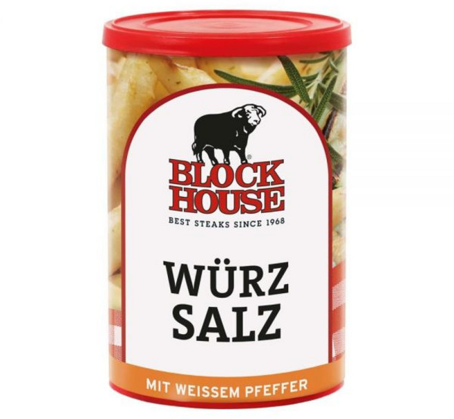 블록 하우스 시즈닝 소금 레스토랑 품질의 야채 칩 생선용 향신료 믹스 셰이커 부착물 포함 500g 캔, 블록 하우스 시즈닝 소금, 레스토랑 품질의 야채, 칩,