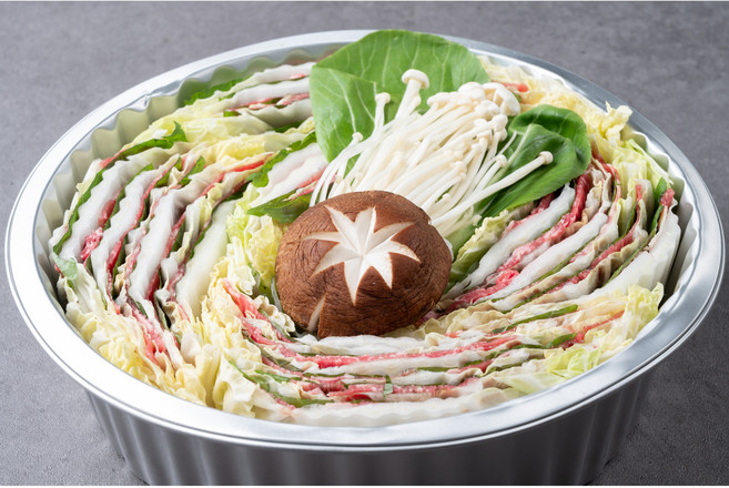 라라 한우1++ 밀푀유나베 [물만 부으면 준비 끝] 칼국수 사리 2인분홈파티 집들이 간편조리 소불고기, 1개