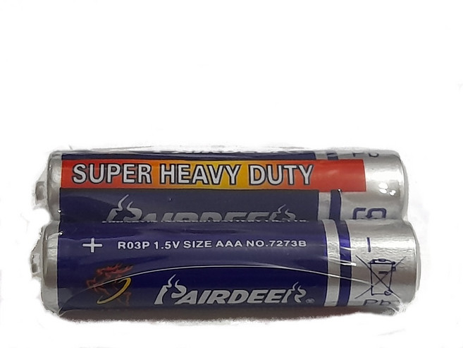 PAIRDEER 雙鹿 R03P AAA 1.5V 4號碳鋅電池, 1個