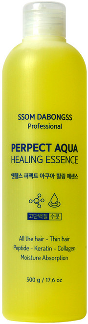 [진짜 대용량] [다봉쓰] 대용량 얇은 모발용 극손상 미용실 아쿠아 힐링 오일 에센스, 1개, 500g