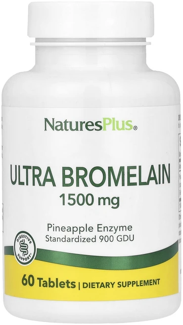 NaturesPlus 울트라 브로멜라인 1500mg 60정, NaturesPlus울트라브로멜라인1500mg60정, 1개 - 쿠팡