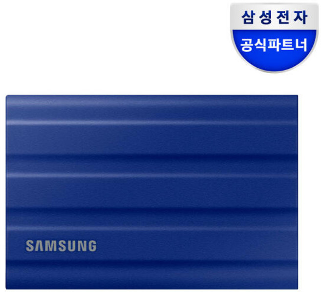 아트박스/삼성전자 삼성전자 외장 SSD T7 Shield 1TB 블루 MU-PE1T0R/WW +파우치