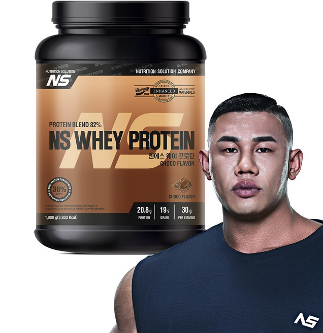 NS 웨이프로틴 딥초코맛 1kg 단백질보충제 프로틴, 1개