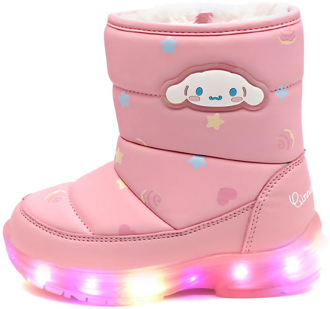 산리오 여아용 CH 시나모롤 프링 라이팅 부츠