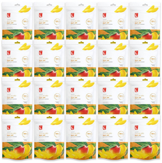 베트남 초이스엘 반건조 건망고 말린망고, 20개, 100g