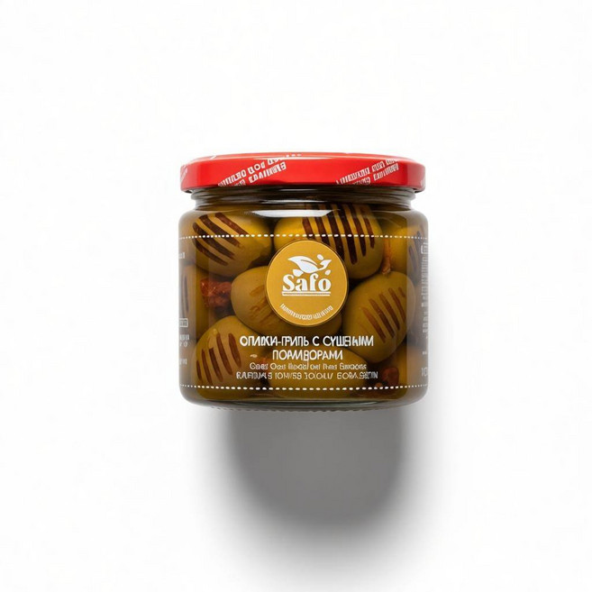 사포 그릴드 올리브 위드 선드라이 토마토, 1개, 300g