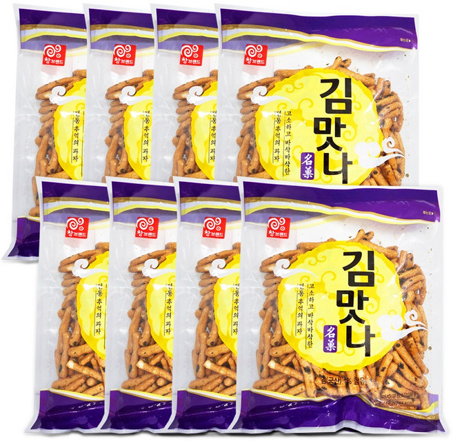 참브랜드 명과 김맛나 115g, 8개