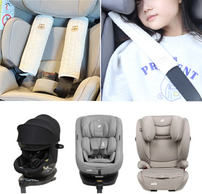 조이 아이스핀360 아이사이즈 시그니처 뉴스핀360 아이트래버 듀알로 주니어 카시트 자동차 안전 벨트커버 악세서리, 04.M4U 주니어 안전벨트커버S-무지, 1개