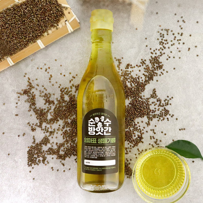 고소한 풍미 가득 엄마표 생들기름 350ml, 1개