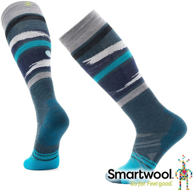 Smartwool 機能Ski 中級減震印花滑雪高筒襪, 1個