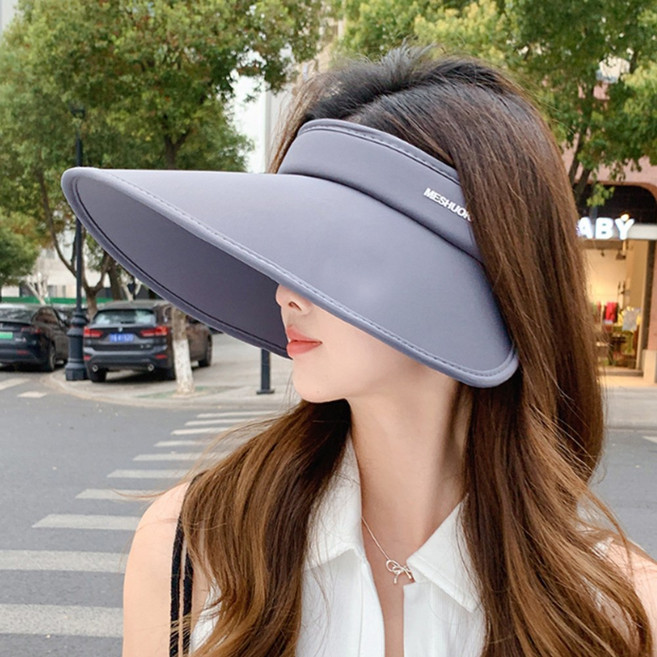 돌돌이 챙넓은 자외선차단 모자