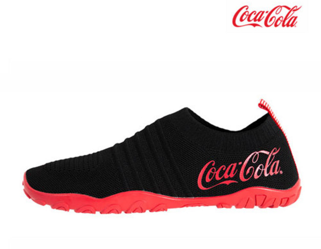 공식판매점 코카콜라 아쿠아슈즈 남여공용 물놀이신발 워터슈즈 블랙