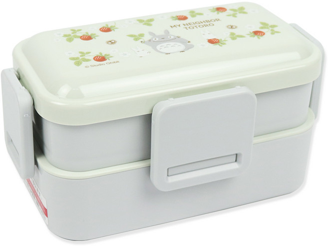 토토로 2단 도시락 세트 유치원 어린이집 소풍 피크닉 캠핑 찬합 간식 반찬 통 죽통 환자 초등 학생 수능, 단품, 1개