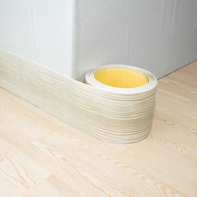 굽도리 걸레받이 띠벽지 시트지 테이프 노본 빅사이즈 광폭 10cm, 프랜치오크(FC6109)