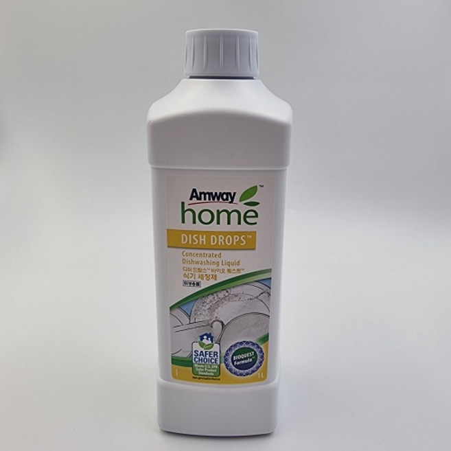 암웨이 디쉬 드랍스 바이오퀘스트 식기 세정제 /주방세제, 1개, 1L