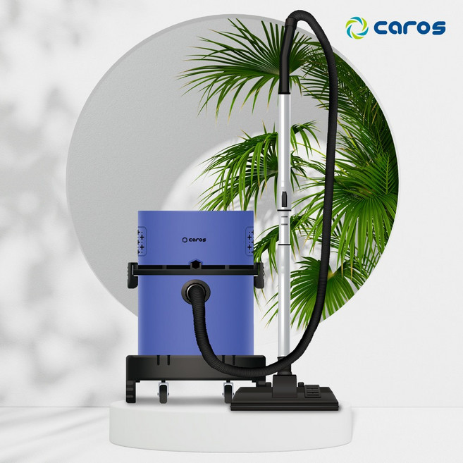 캐로스 대용량 업소용청소기 20리터 30리터 산업용 학교 식당 사무실 공업용 건습식 청소기, 20L, 블루, 블루