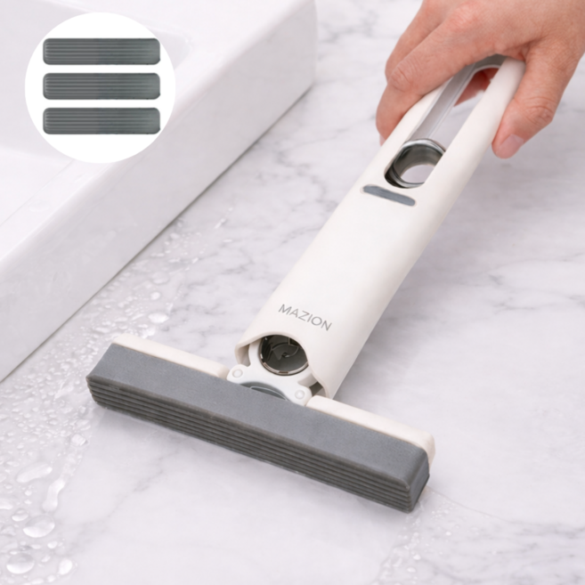 마지온 물기제거 스펀지 미니 밀대, 1개