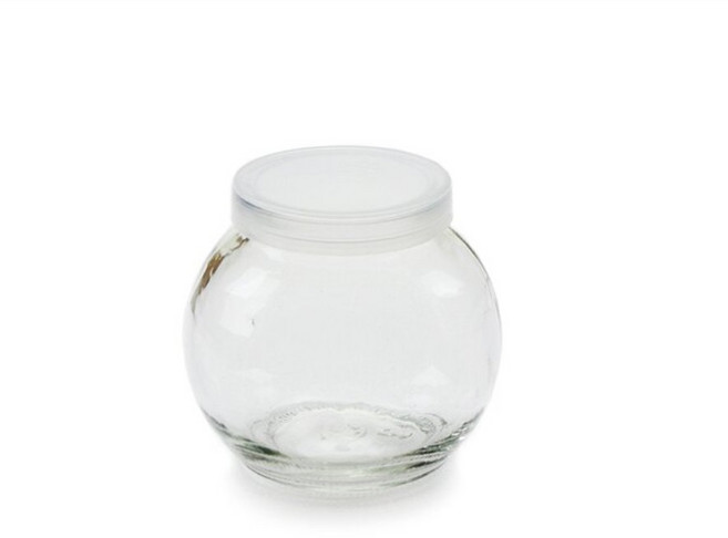 【嚴選SHOP】附蓋100cc玻璃小球瓶 奶酪布丁杯 果醬瓶 布蕾杯 婚禮小物 蜂蜜瓶 玻璃瓶 圓球瓶【T054】, 1個, 100cc
