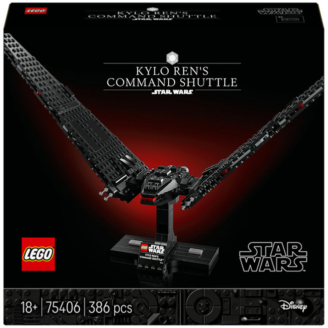레고 스타워즈 75406 카일로 렌의 커맨드 셔틀, 레고 75406 카일로 렌의 커맨드 셔틀 스타워즈 선물, 1개, 단품