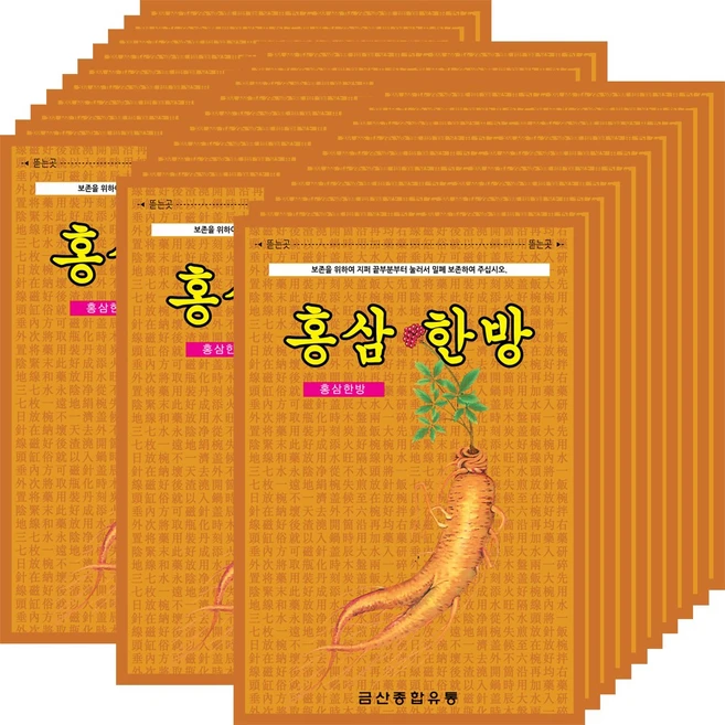 홍삼 한방 패드, 30개, 20개입 - 쿠팡