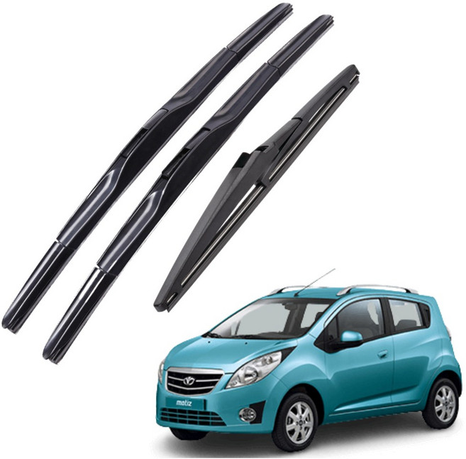 쉐보레 자동차 호환 올뉴 마티즈 크리에이티브 차량용 하이브리드 와이퍼 윈도우브러쉬 전면 후방 1+1+1, 마티즈 크리에이티브(09~11)-1SD600+400mm, FR220(12인치)마티즈 크리에이티브-09~11
