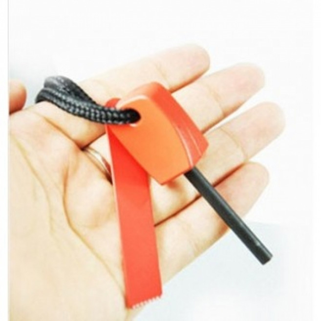 파이어스타터 부싯돌 캠핑용 취사도구 응급 생존용품 서바이벌 도구, 1개