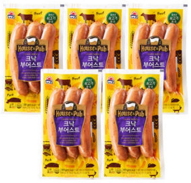 대림냉장 크낙부어스트 300g 5개, 없음