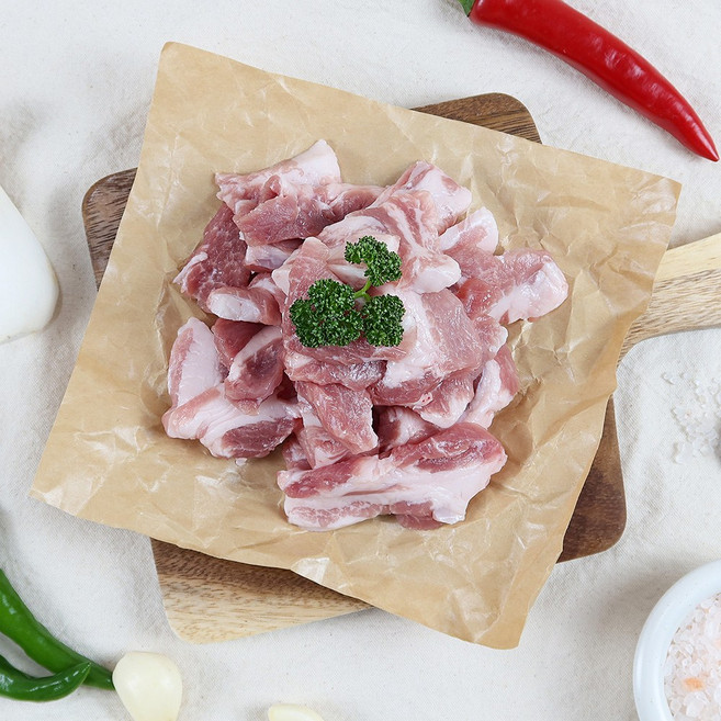 맛좋은한돈 1등급 돼지고기 찌개용 (냉장), 1개