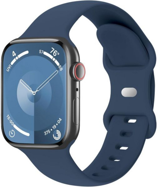 애플워치 스트랩 워치밴드 시계줄 Apple Watch 38mm 40mm 41mm 42mm 44mm 45mm 46mm 49mm와 호환되는 스포츠 밴드 iWatch 시리즈 10/, Abyss Blue