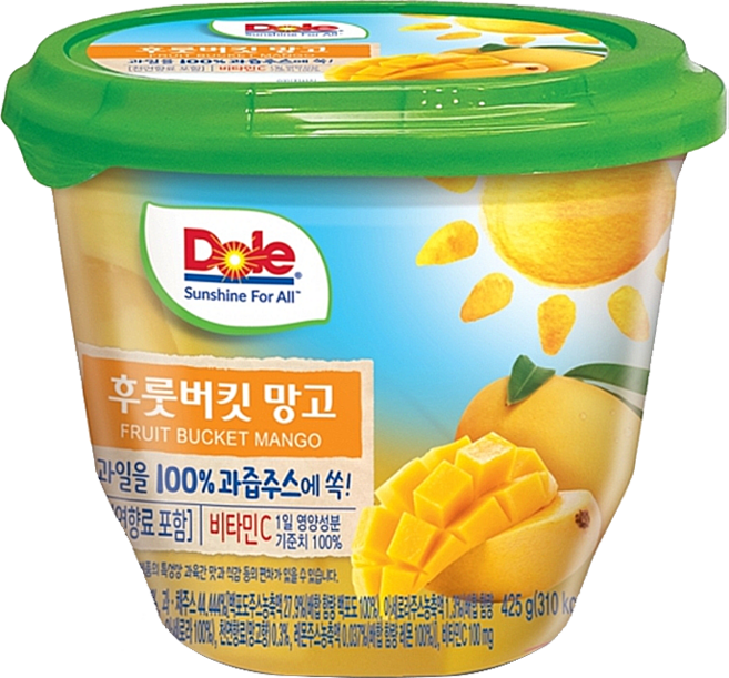 돌 후룻 버킷 망고, 12개