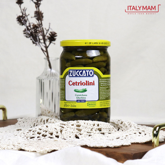 쥬카토 꼬니숑 오이피클 670g 미니오이 절임 코니숑, 상세설명 참조, 1개