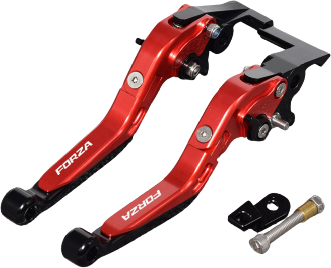 FORZA 300/350 파킹브레이크 레버 주차 사이드브레이크 레버 올뉴 포르자, 2.레드/블랙, 1개
