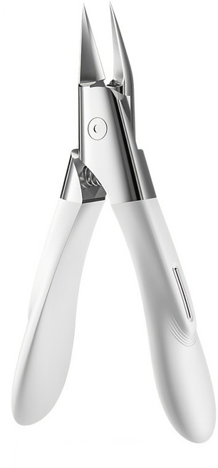 네일니퍼 전문가용 스테인리스 정밀컷팅, 1개, 화이트