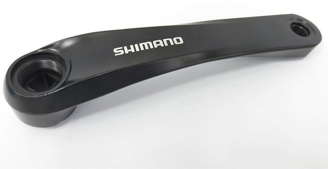 시마노 SHIMANO 수리 부품 왼쪽 크랭크 170mm 블랙 FC-TY501 Y1R505110, 1개