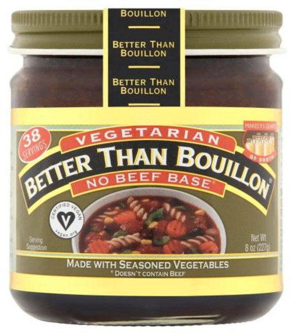 Better Than Bouillon 채식주의자 노 비프 베이스 시즈닝 채소 비건, 1개, 226.8g