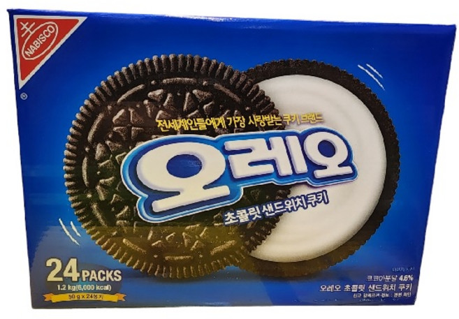 나비스코 오레오 마일드 스위트 50gX24개 1.2kg, 1kg, 1개