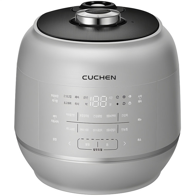 쿠첸 2.1기압 121 IH 전기압력밥솥 10인용, CRT-RPK1070S, 카밍라이트실버