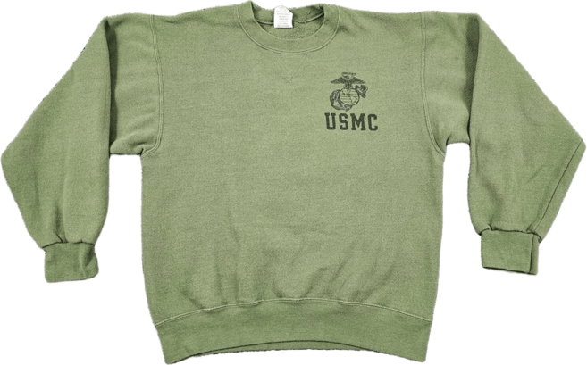 USMC 미해병대 맨투맨 스웻셔츠 크루넥 남S S급 빈티지 UMS004