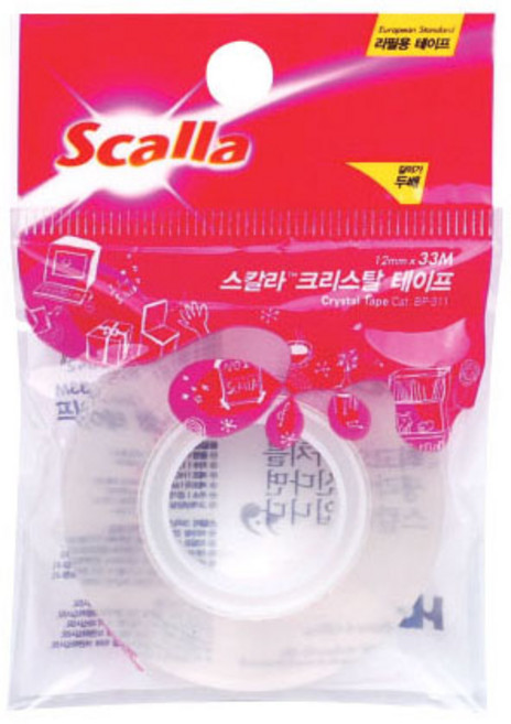 스칼라)크리스탈테이프 리필(C1233R)