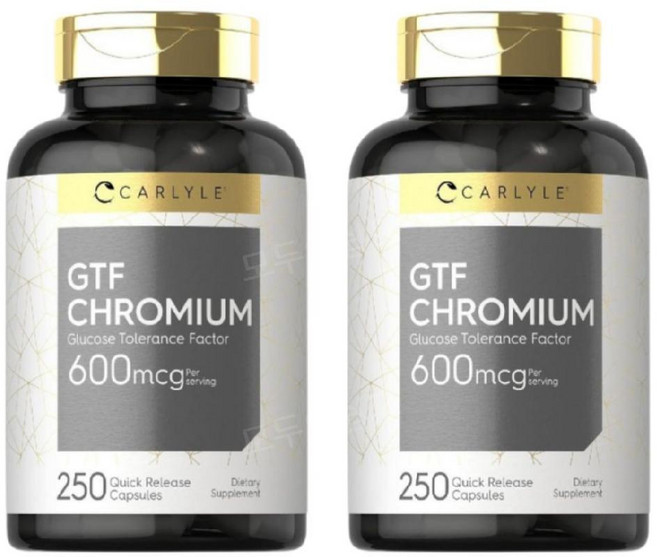 칼라일 GTF 크로뮴 크롬 600mcg 250캡슐 2개 5개월분