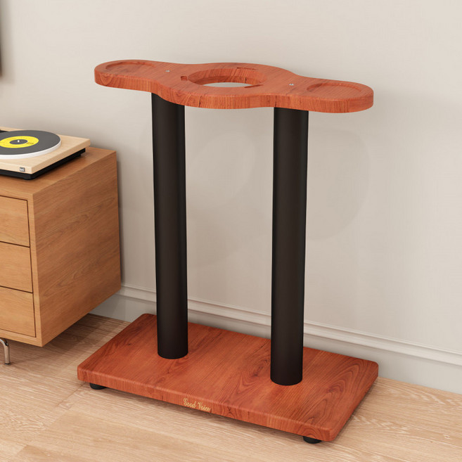 2단 스피커 스탠드 하만카돈 사운드스틱 4 5세대 크리스탈 방진 받침대 데스크탑 거치대, 사운드스틱 5 스탠드형 58cm 우드, 단일 모델