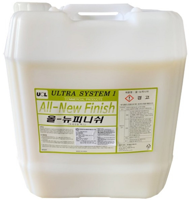 올뉴피니쉬 18.75L 바닥 광택제 목재전용 우드 나무 마루 바닥 광택 왁스 울트라켐, 1개