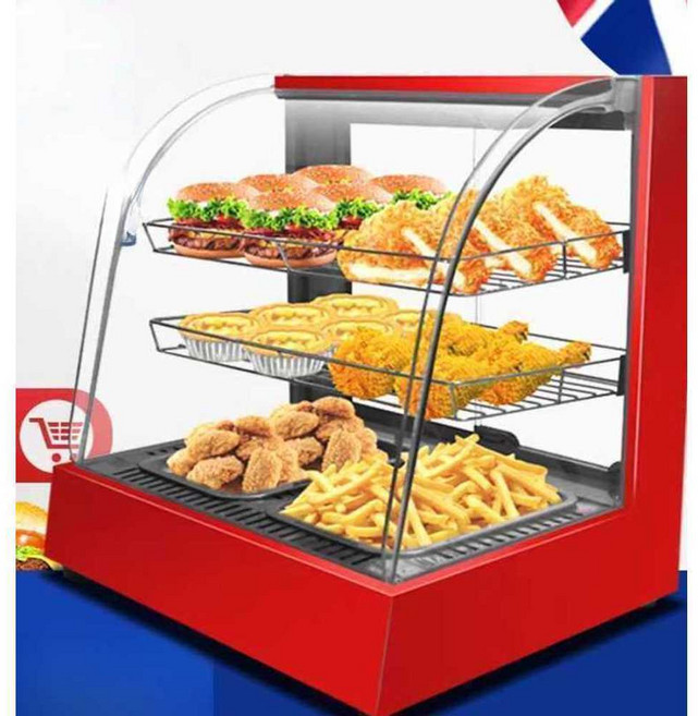업소용 온장고 쇼케이스 카페 휴게소 족발 튀김 보온고 상품, 자홍색/2단