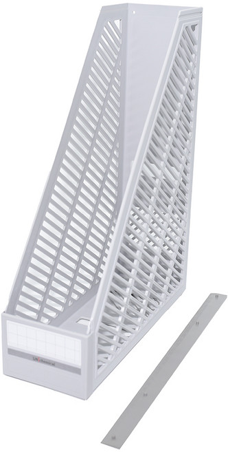 국산 개폐형 화일박스 서류꽂이 파일 정리 냄비뚜껑 쟁반정리 화일함 플라스틱, 회색