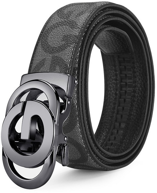 남성 엠보 벨트 고급 자동 벨트 남성 캐주얼 벨트