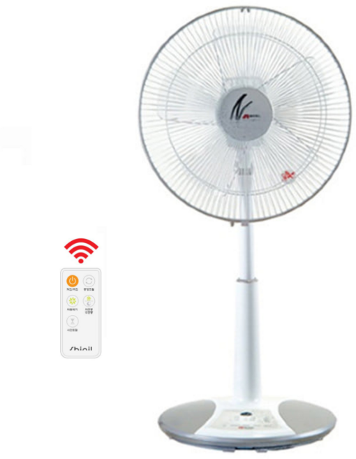 신일 리모컨 선풍기 좌석형 스탠드 선풍기5엽날개 3단풍속 좌우회전 타이머 가정용