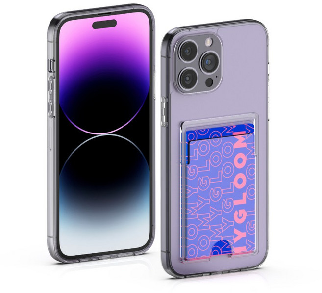 핸디핸드 아이폰 카드 2장 수납 교통카드 태그 핸디스킨 플러스 카드 투명 케이스