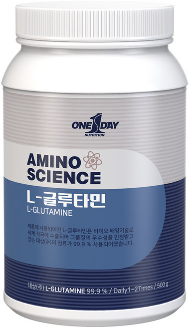 원데이뉴트리션 무맛_단백질 대상 L-글루타민, 1개, 500g