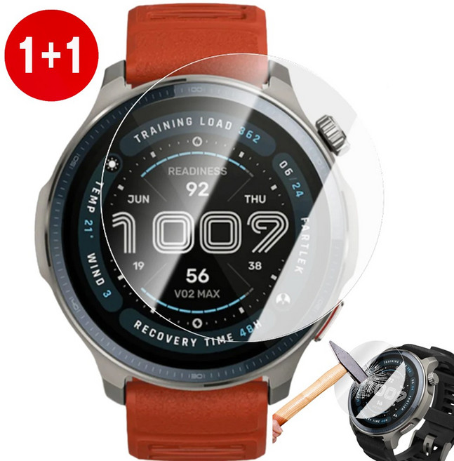 샤오미 어메이즈핏 밸런스2 강화유리, 강화유리세트